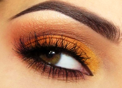brown-eyes-orange-makeup