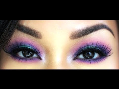 pink smokey eyeshadow