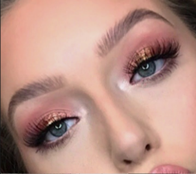 sofa buurman modder How To Rose Gold Glittery Eyeshadow | AmazingMakeups.com