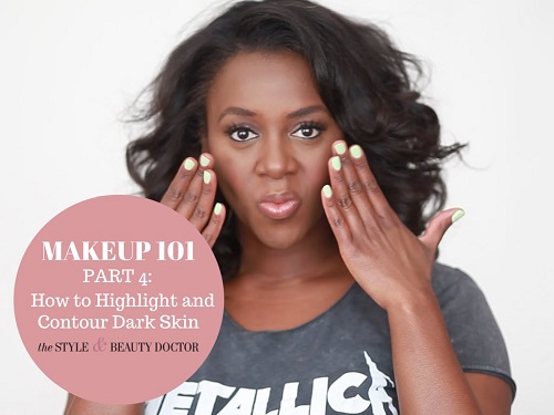 How to Highlight and Contour Dark Skin