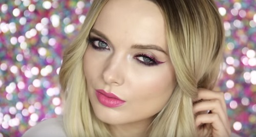 Easy Glam Pink Makeup