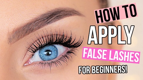 How to Apply False Eyelashes For Beginners