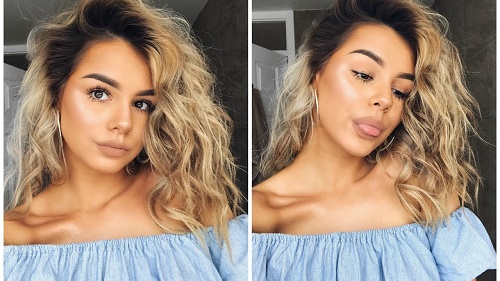 Easy Summer Glowy Skin & Curly Hair