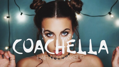 Heatless Coachella Hairstyles & Makeup