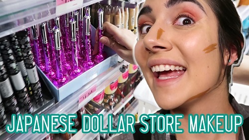 Japanese Dollar Store Makeup Challenge