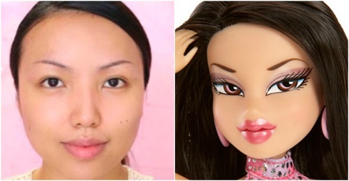 BRATZ DOLL Makeup Transformation
