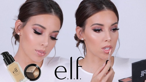 Full Face Using ELF Makeup